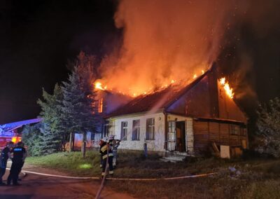 pożar domu